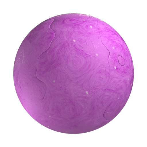 Fuscia Clay 3D material