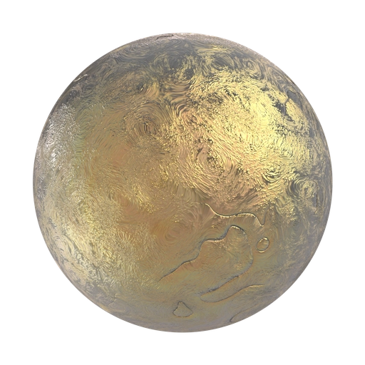 Gold Clay 3D material