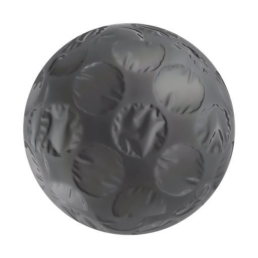 Graphite Bubble Wrap 3D material