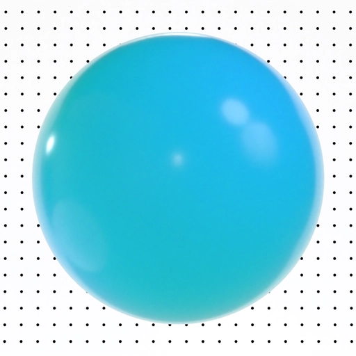 Gummies Blue 3D material