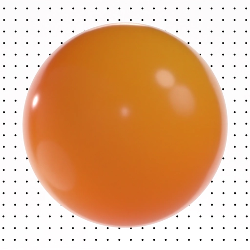 Gummies Orange 3D material