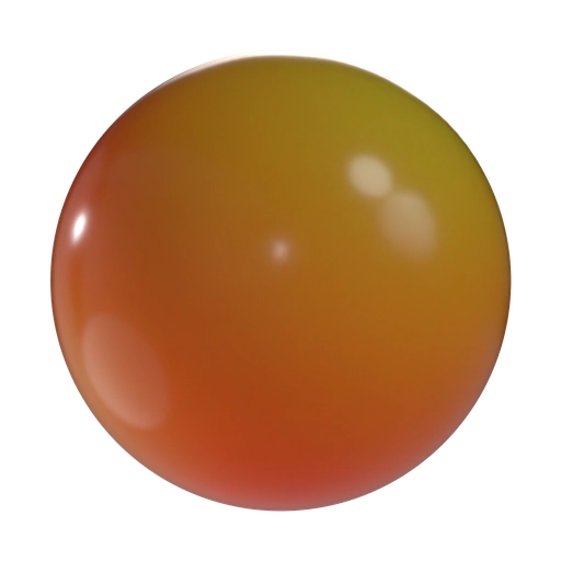 Gummies Orange 3D material