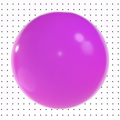 Gummies Purple 3D material