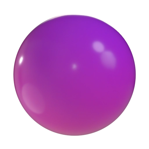 Gummies Purple 3D material