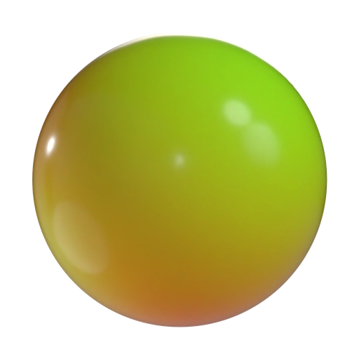 Gummies Yellow 3D material