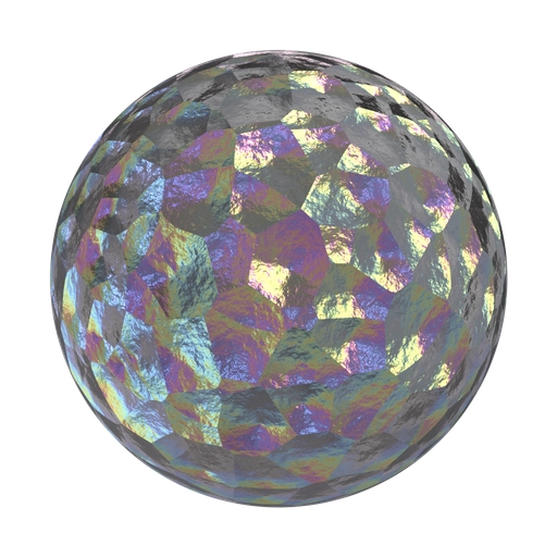 Holographic Crystal 3D material
