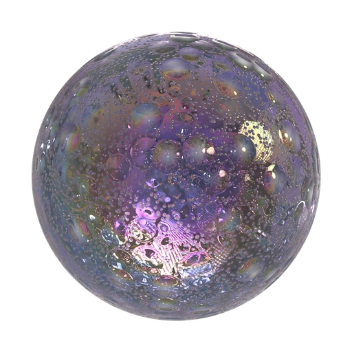 Iridescent Bubbles 3D material