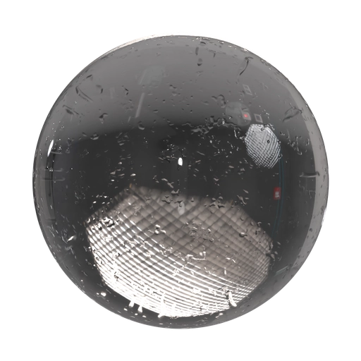 Knicked Clear Glass 3D material