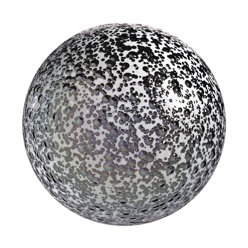 Metal Bubbles 3D material
