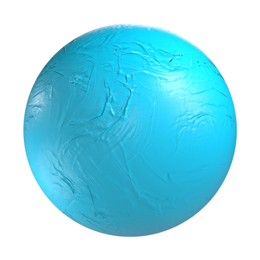Paint 3 Blue 3D material