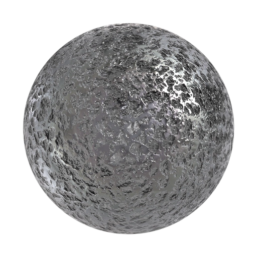 Raw Aluminum 3D material