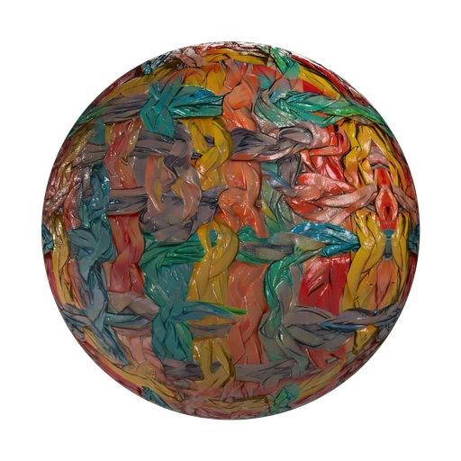 Recycled Plastic 3D material