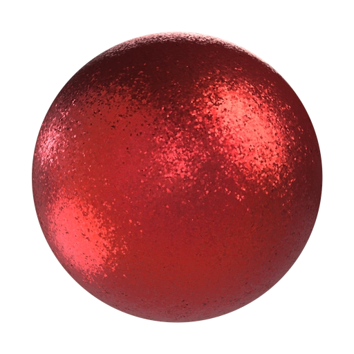 Red Glitter 3D material