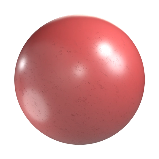 Red Scratched Soap 3D material