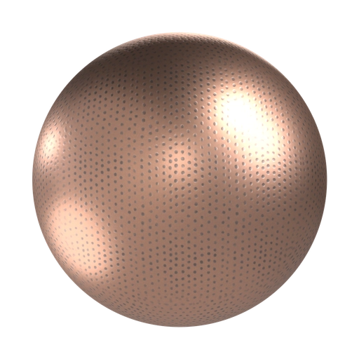 Riveted Copper 3D material