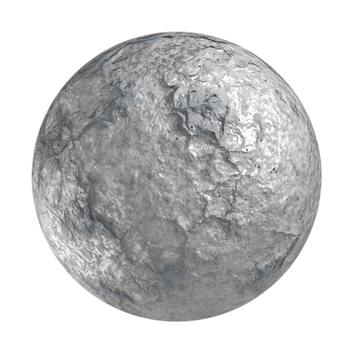 Rough Raw Metal 3D material