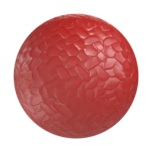 Rubber Weave 2 Red 3D material