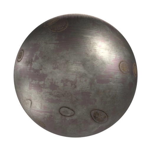 Rusty Spotted Metal 1 3D material