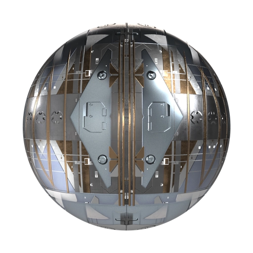 Sci-Fi Panels 2 3D material