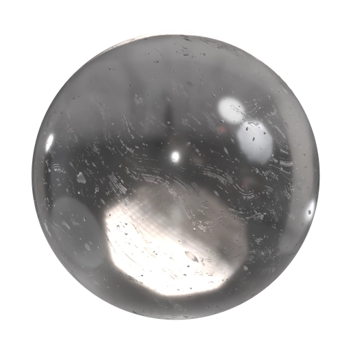 Scratched Clear Glass 3D material