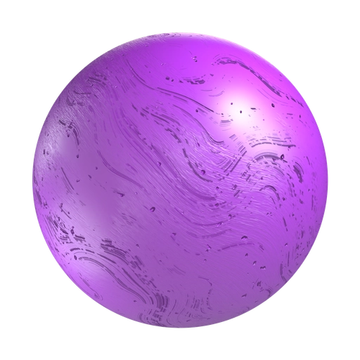 Scratched Plastic- Purple 3D material