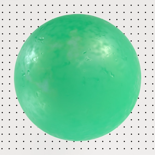 Scratched Wax Green 3D material