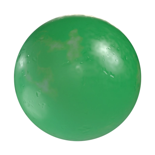 Scratched Wax Green 3D material