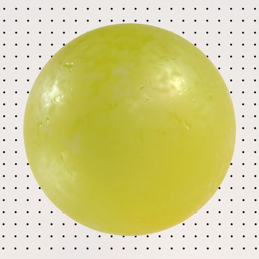 Scratched Wax Yellow 3D material
