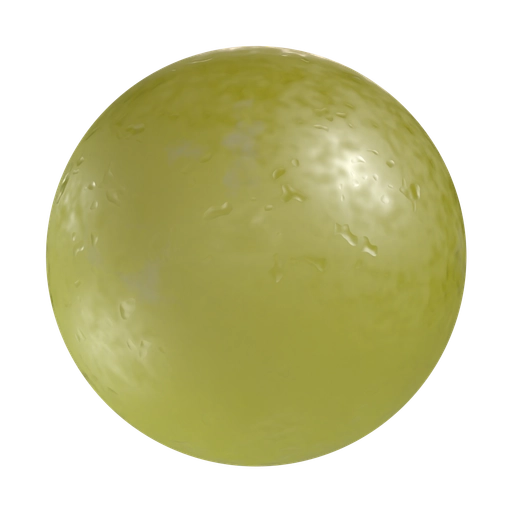 Scratched Wax Yellow 3D material