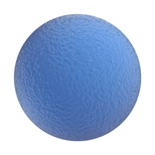 Shiny Blue Lego Plastic 3D material