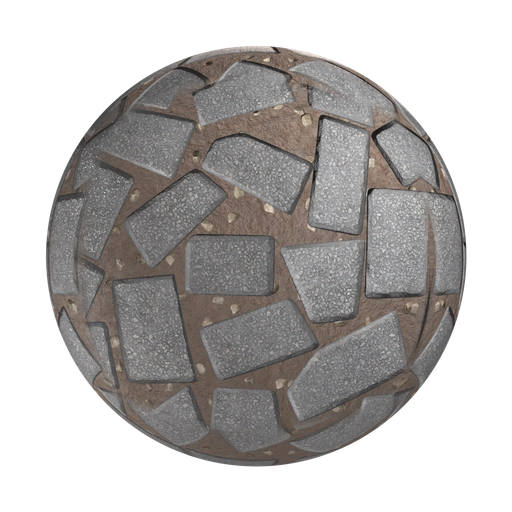 Sidewalk Tile 3 3D material