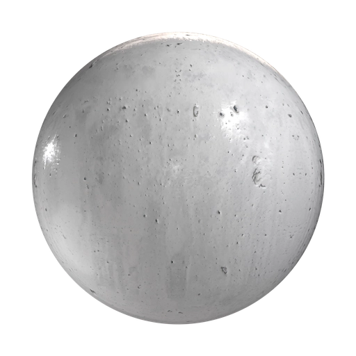 Smooth Concrete Wall 3D material