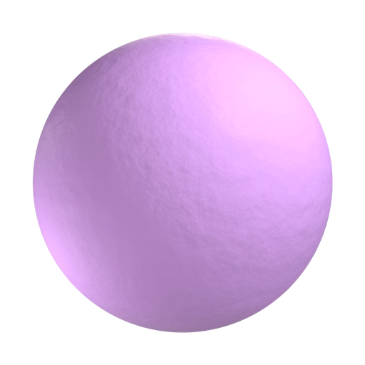 Smooth Fuscia Rubber 3D material