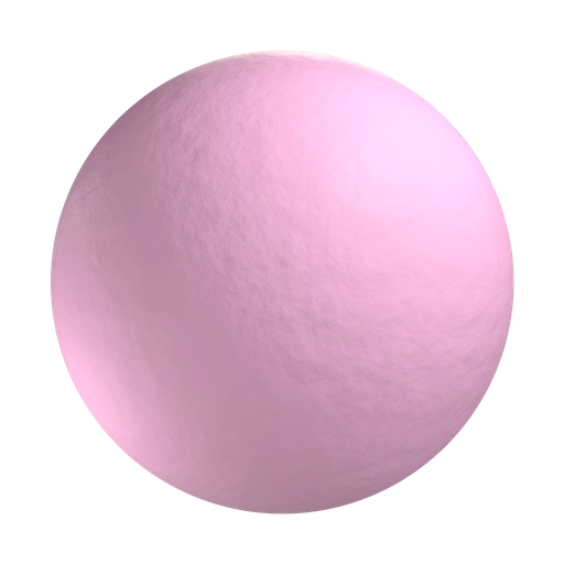 Smooth Pink Rubber 3D material