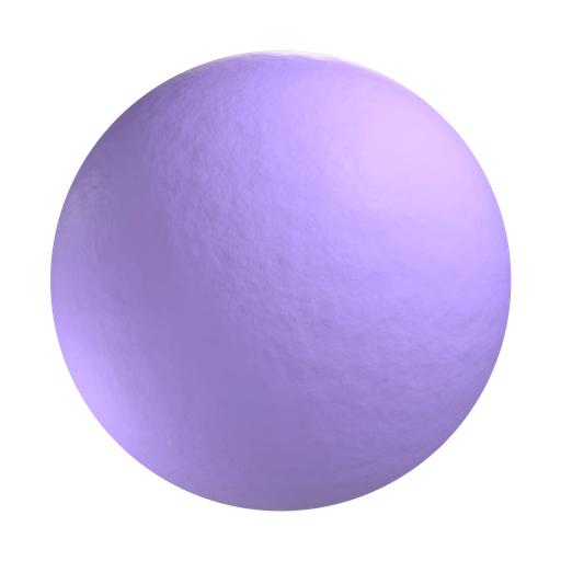 Smooth Purple Rubber 3D material