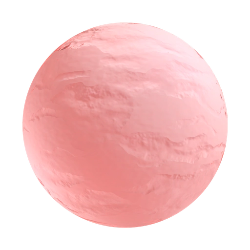 Strawberry Ice Cream 3D material