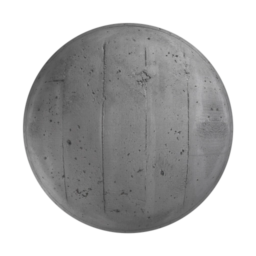 Striped Concrete Wall 3D material