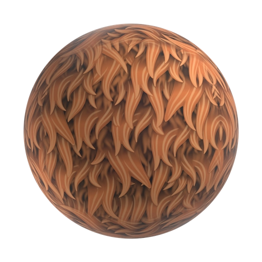 Stylized Fur 1 3D material