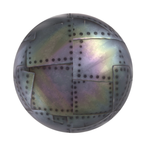 Stylized Metal 3 3D material