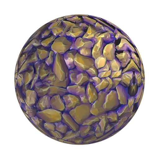 Stylized Stones 1 3D material