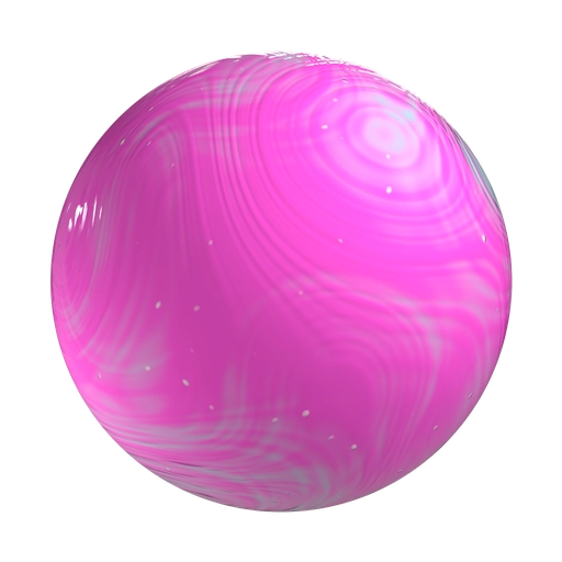 Swirled Pink Clay 3D material