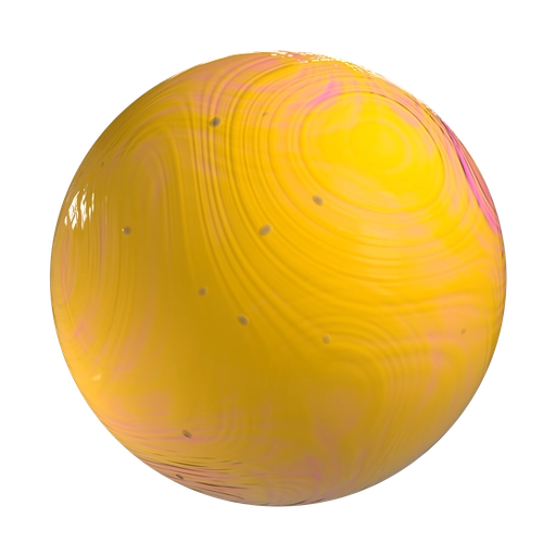 Swirled Yellow Clay 3D material