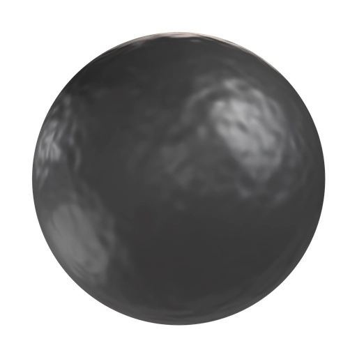 Wax Black 3D material