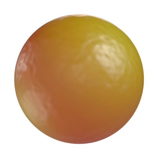 Wax Orange 3D material