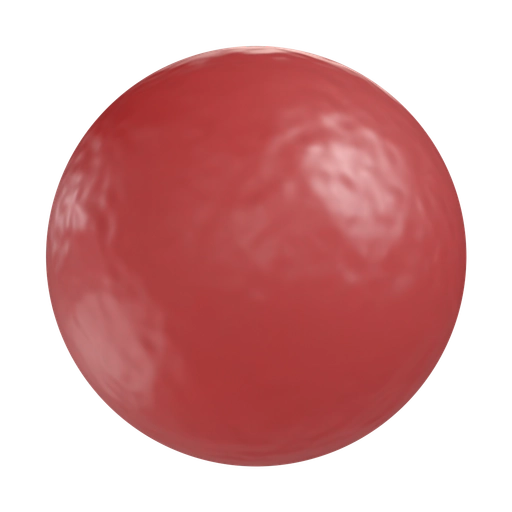 Wax Red 3D material