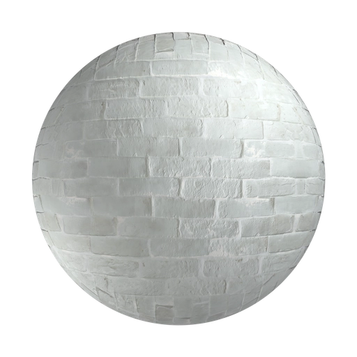 White Bricks 3D material