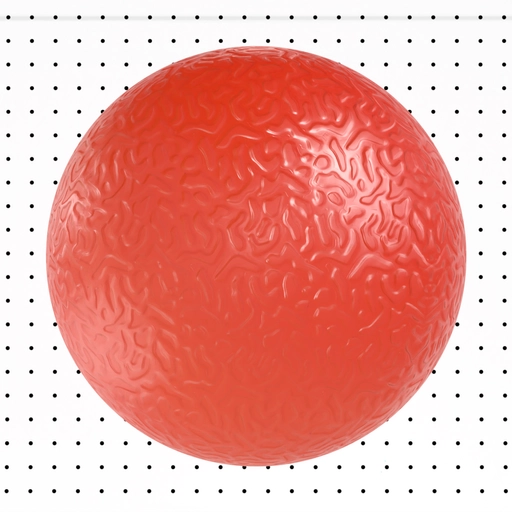 Wrinkled Red Rubber 2 3D material