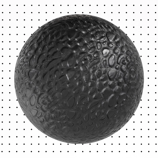 Wrinkled Red Rubber 3 3D material